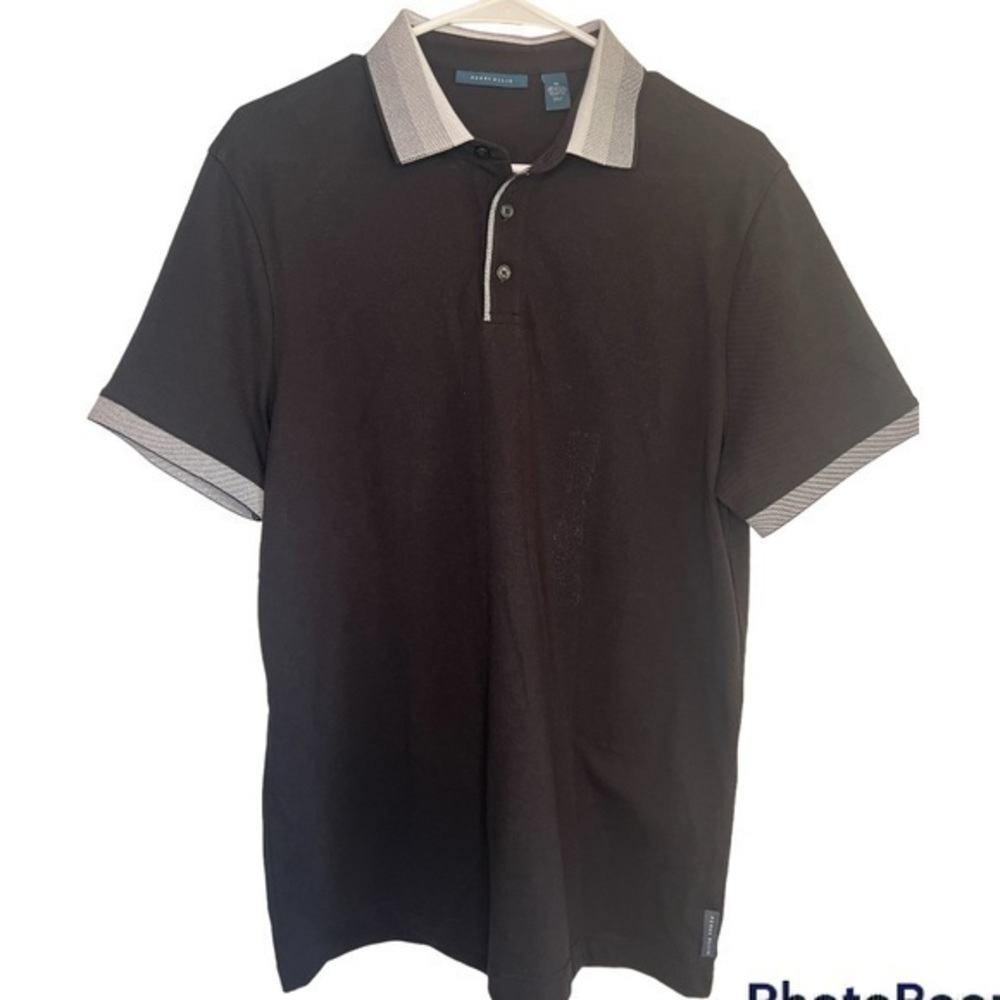 Perry Ellis black polo